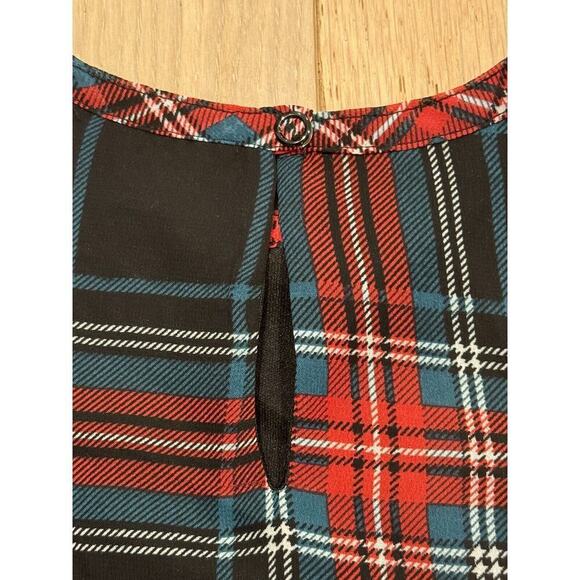 Draper James Girl's Loose Fitting Pullover Style Plaid Holiday Dress Size 3T - Picture 6 of 8